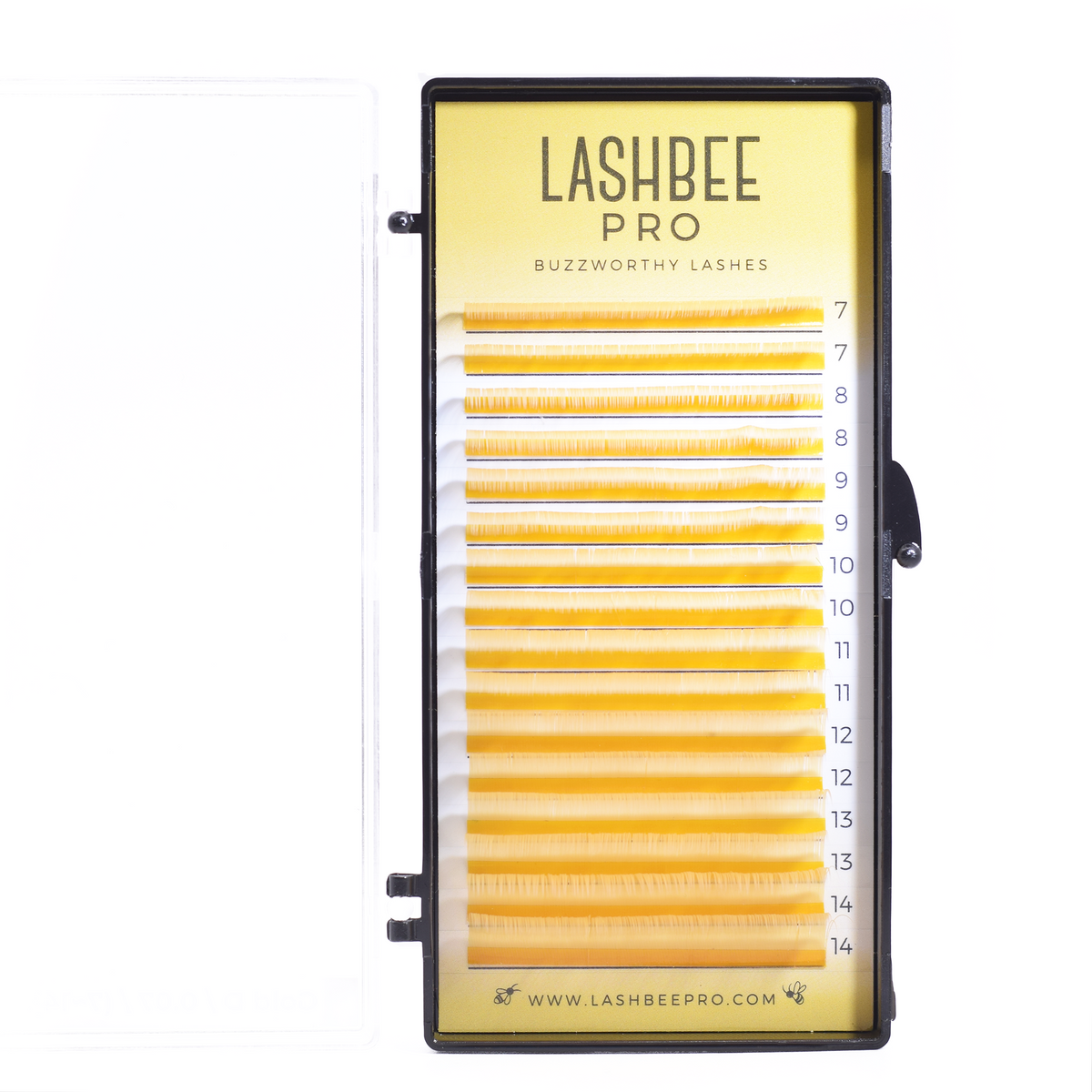 Mixed-Length Gold Lashes