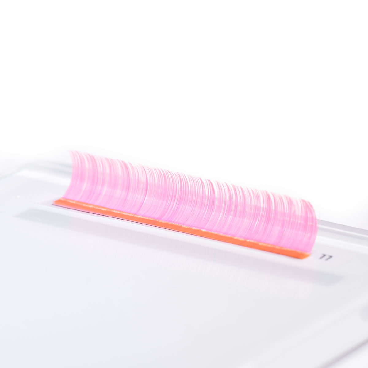 Mixed-Length Neon Pink Lashes