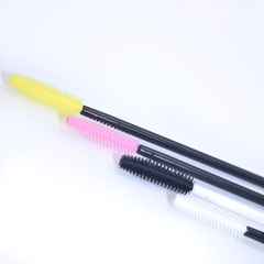 Silicone Lash Wands for Eyelash Extensions Pink with Black Handle Silicone Lash Wands for Eyelash Extensions Pink with Black Handle